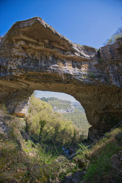 Ponte roccioso di veja sant anna lessinia veneto, arco naturale