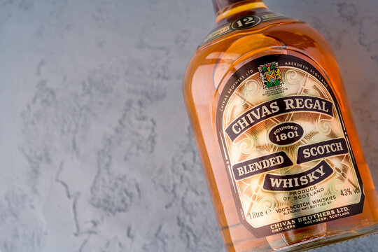 Chivas Regal whiskey old bottle 12 years	
