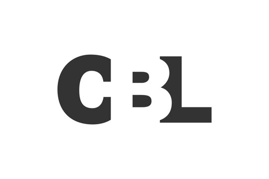 CBL logo design. Initial letter C B L bold font style for tech startups, consulting, corporate branding. Creative company name, headlines typography identity, trendy logotype.