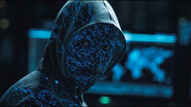 Hacker are planning to hack and attack networks and cyber security systems..Smart Innovation city with connection cyber security network reciprocity over the cityscape . future wireless digital city