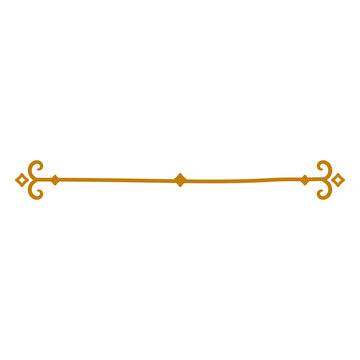 Ornate swirl and diamond line border design