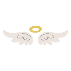 Fototapeta premium Angel with wings