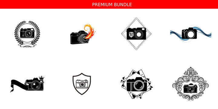 Premium bundle offer photography security and creative design assets collection
