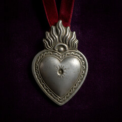 Fototapeta premium Silver Ex-Voto Plaque