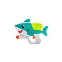 Obraz premium Cute shark water gun toy with bright colors