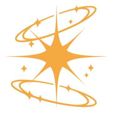 Glowing starburst design
