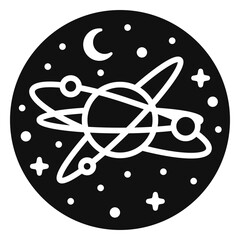 Scientific planetary design © Vexels