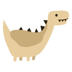 Cute cartoon dinosaur design © Vexels