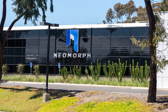 San Diego, CA, USA - July 9, 2022: Neomorph headquarters in San Diego, CA, USA. Neomorph is a venture backed biotechnology company solving critical problems in human health. 