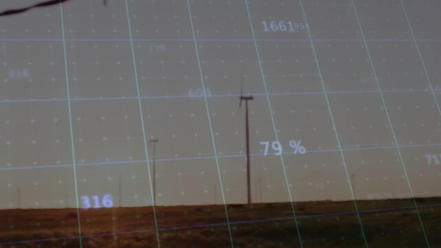 Utility pole anchoring horizon, grid overlay scanning and updating numbers, monitoring grid health