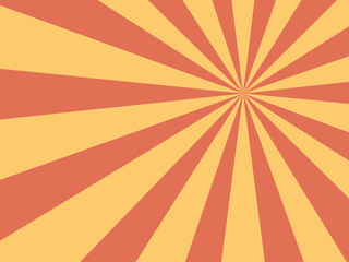 Obraz premium Bold Radial Beam Sunburst Retro Energy Design Backdrop