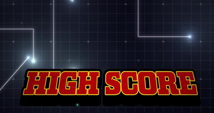 Start text and futuristic background