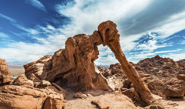 Elephant Rock, Valley of Fire State Park, Nevada, USA