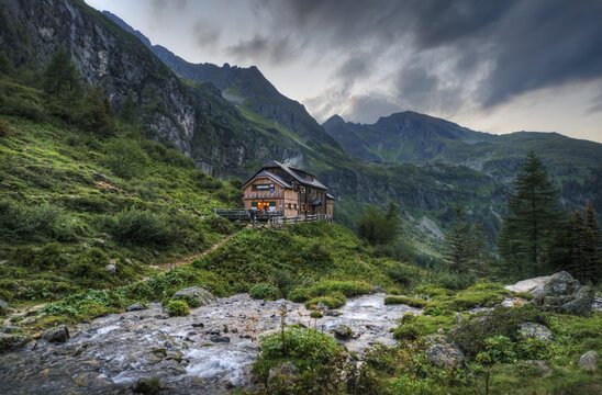 Gollingh&uuml;tte mountain hut, Rohrmoos-Untertal, Schladming Tauern, Styria, Austria