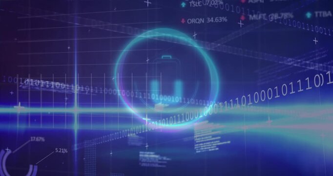 Animation of scope, statistics and binary coding data processing