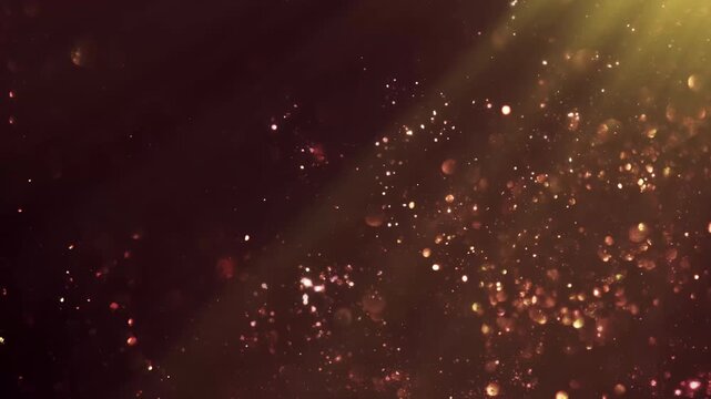 Seamless Particle Lights and Rays Background Animation