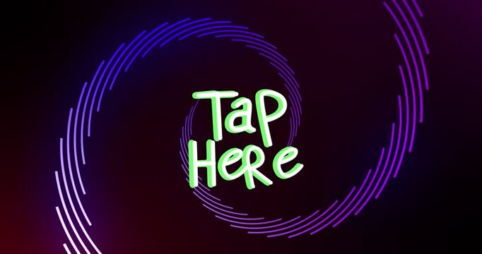 A blue background with multiple white lines moving in a hypnotic motion