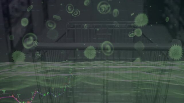 Animation of digital interface with medical data processing over football players