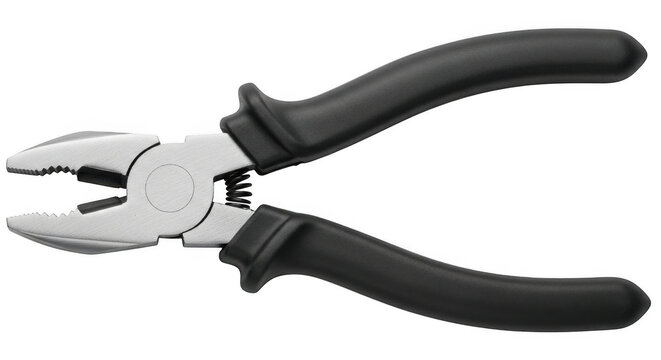 Black and silver cordless phone with coiled cord and dial pad isolated on transparent background,png