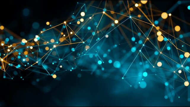 Abstract digital background electromagnetic wave background Innovation digital wave background information technology background The background is the background. gradient wave digital wave banner