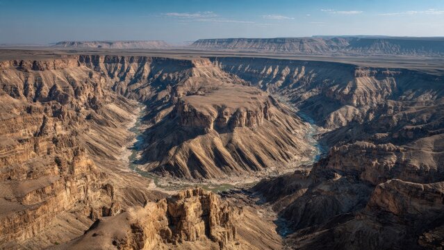 Grand Canyon Aerial View with River