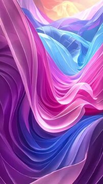 Abstrakte Farbstr&ouml;me