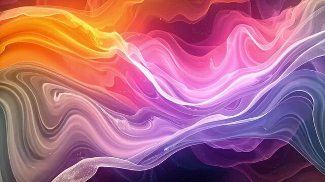 Abstrakte Farbstr&ouml;me