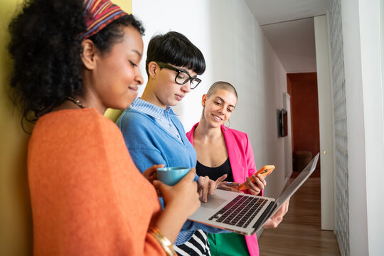 Collaborative women in a creative business meeting