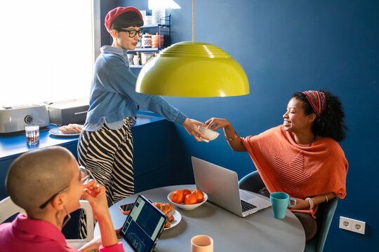 Creative women in a business meeting space