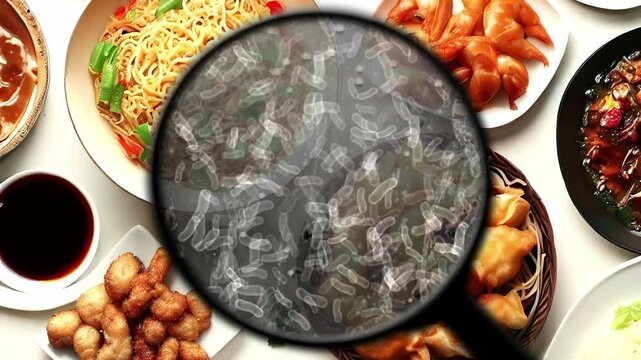 Searching for bacteria in food contamination and safety concerns