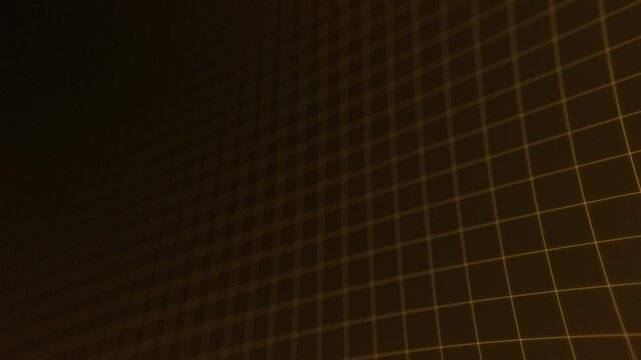 3d cinematic perspective of grid lines loop animation retro background. 4K loopable footage