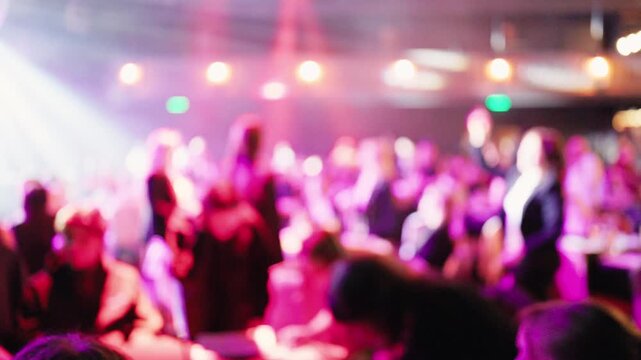 Vibrant gathering of music lovers experiencing powerful and energetic auditory sensations