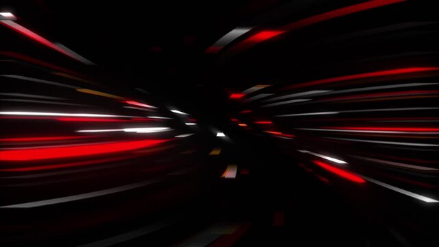 digital data stream matrix effect background video. 4K Abstract loopable footage