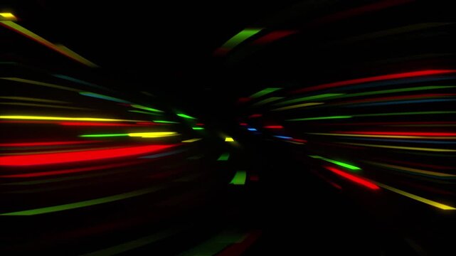 digital data stream matrix effect background video. 4K Abstract loopable footage