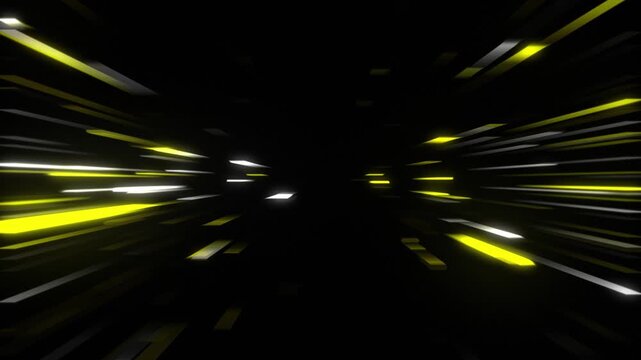 digital data stream matrix effect background video. 4K Abstract loopable footage