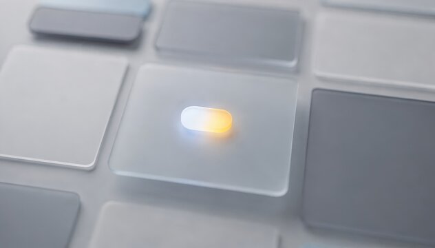 Medium shot of a web application interface showcasing a highlighted tooltip guiding users through key features with blurred background elements for emphasis.