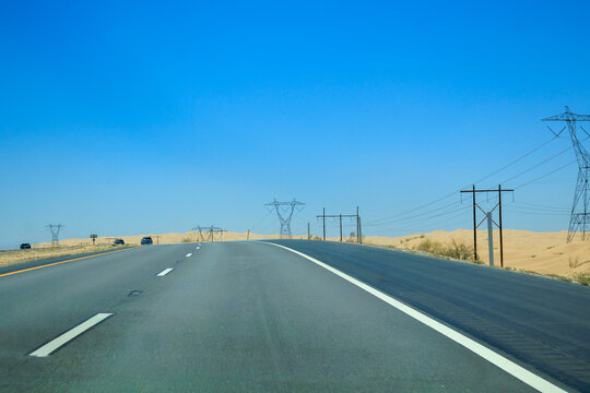 Algodones Sand Dunes along Interstate-8 in California