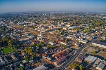 Obraz premium Aerial View of Lodi, California