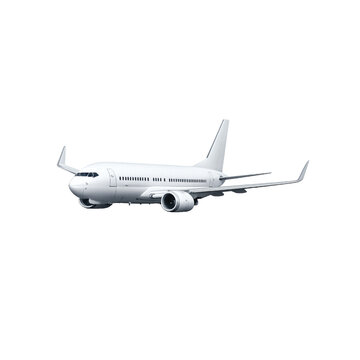 airplane isolated on transparent background, high resolution, no shadow 