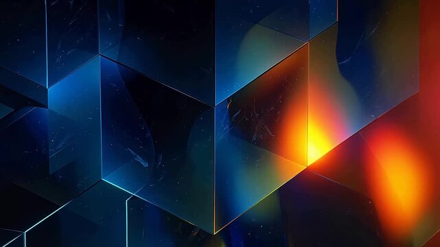 Colorful abstract geometric shapes