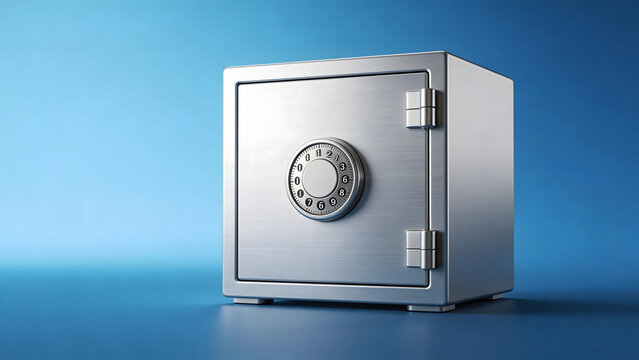 Metal safe box with combination lock