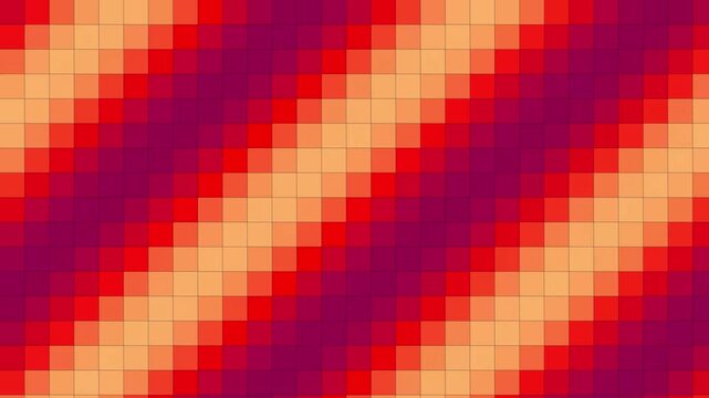 High quality seamless looping animation of Mosaic Tiles in red tones. Perfect for VJ loops, motion graphics, abstract backgrounds, futuristic concepts, and cinematic presentations. Rendered in 4K UHD 