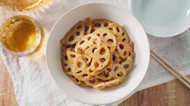 蓮根のきんぴら 和食の副菜・常備菜