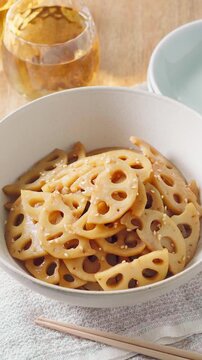 蓮根のきんぴら 和食の副菜・常備菜