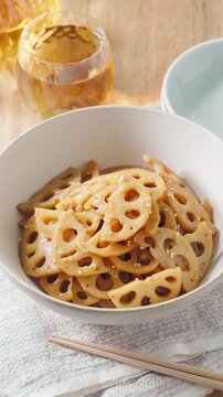 蓮根のきんぴら 和食の副菜・常備菜