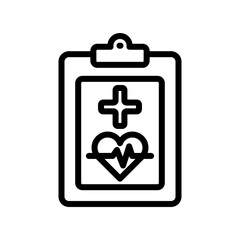 Obraz premium Medical report icon design template