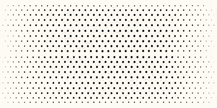 Halftone pattern with diminishing dot size creating a gradient effect