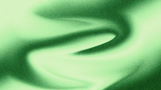 Abstract Green Wave Gradient Smooth Nature Background