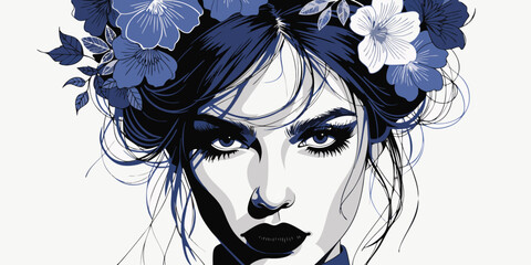 Fototapeta premium supermodel portrait