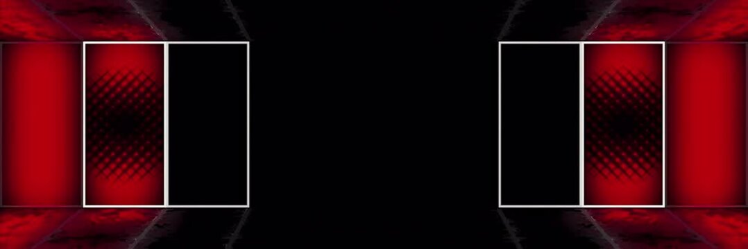Black and white graphic vertical bars - high-end and cool VJ rap rhythm opening show